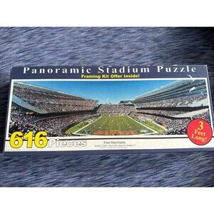Chicago Bears panoramic stadium puzzles Of Soldier Field October 5th 2003